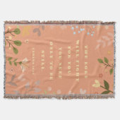 Exodus 14:14 - Christelijke zalm Deken (Voorkant)