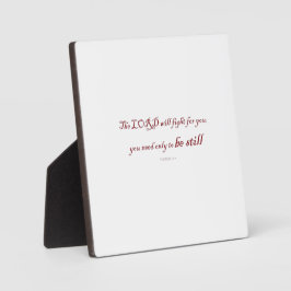 Exodus 14:14, De LORD zal voor jou vechten, Fotoplaat