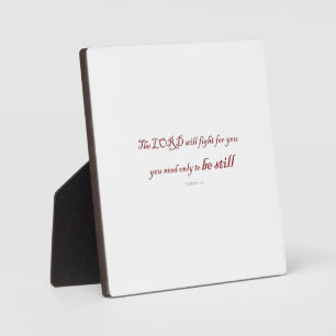 Exodus 14:14, De LORD zal voor jou vechten, Fotoplaat
