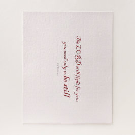 Exodus 14:14, De LORD zal voor jou vechten, Legpuzzel