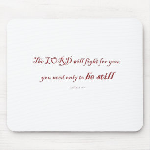 Exodus 14:14, De LORD zal voor jou vechten, Muismat
