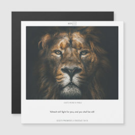 Exodus 14:14 GODS BELOFTE SCRIPIX magnetische kaar Magnetische Uitnodiging