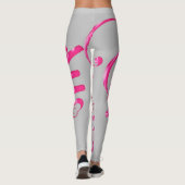 Exodus 14:14 Leggings roze lint (Achterkant)