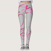 Exodus 14:14 Leggings roze lint (Voorkant)