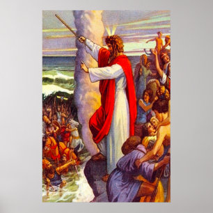 Exodus 14 Egyptenaren zijn verdronken poster