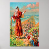 Exodus 14 Het passeren van het Zee op droge grond Poster (Voorkant)