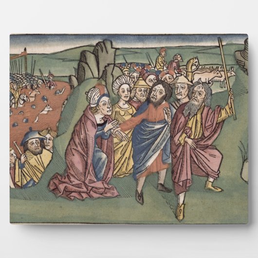 Exodus 14 Mozes en de Israëlieten die de Re overst Fotoplaat (Voorkant)