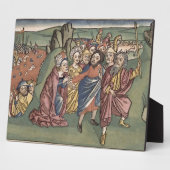 Exodus 14 Mozes en de Israëlieten die de Re overst Fotoplaat (Zijkant)