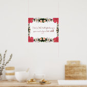 Exodus 14 Wall Décor Poster "The LORD will Fight" (Keuken)