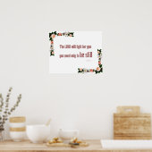 Exodus 14 Wall Décor Poster "The LORD will Fight" (Keuken)