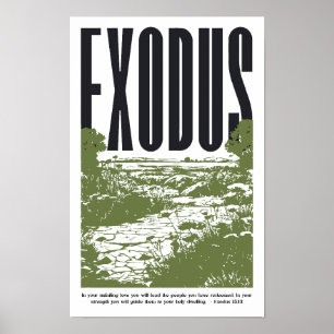 Exodus 15:13 Oneindige Liefde Poster