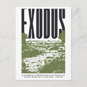 Exodus 15:13 Onwankelbare Liefde Ansichtkaart Briefkaart
