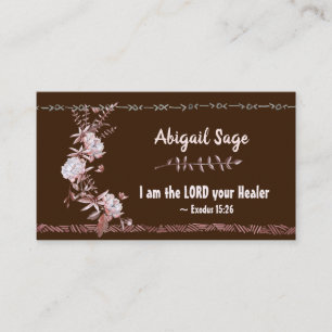 Exodus 15:26 Ik ben de Lord Uw Healer Bijbelse Ver Visitekaartje