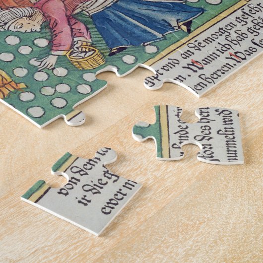 Exodus 16 13-22 God verstrekt kwartels en manna aa Legpuzzel (Zijkant)