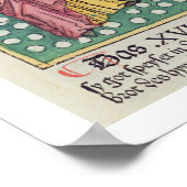 Exodus 16 13-22 God verstrekt kwartels en manna aa Poster (Hoek)