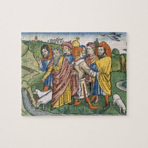 Exodus 17 1-7 Mozes maakt de waterstroom uit de Legpuzzel