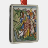 Exodus 17 1-7 Mozes maakt de waterstroom uit de Metalen Ornament (Rechts)