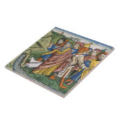 Exodus 17 1-7 Mozes maakt de waterstroom uit de Tegeltje (Zijkant)