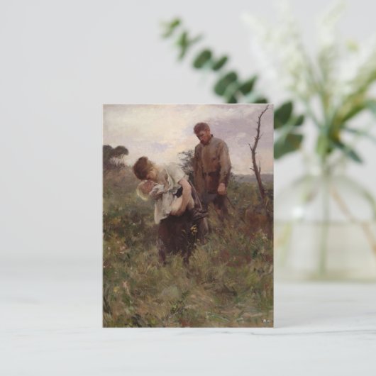 Exodus, 1893 briefkaart (Staand voorkant)