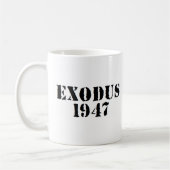 Exodus 1947 koffiemok (Links)