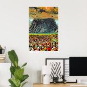 Exodus 19 Israël op het poster van de Sinaï (Thuiskantoor)