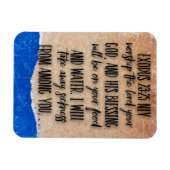 Exodus 23:25 Bijbelvers Magneet (Horizontaal)
