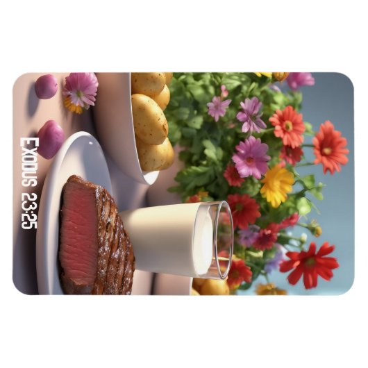 Exodus 23:25- magneet (Horizontaal)