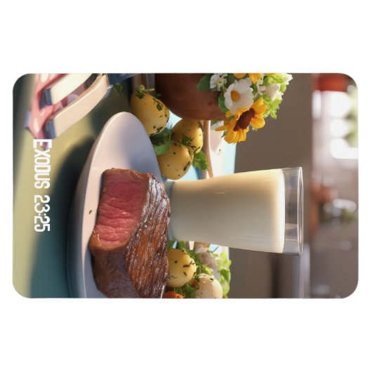 Exodus 23:25- magneet (Horizontaal)