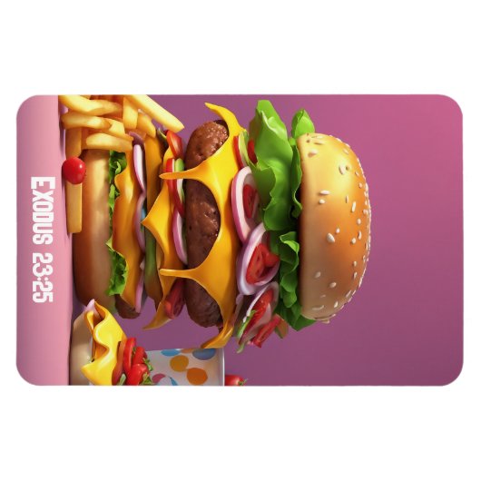 Exodus 23:25- magneet (Horizontaal)