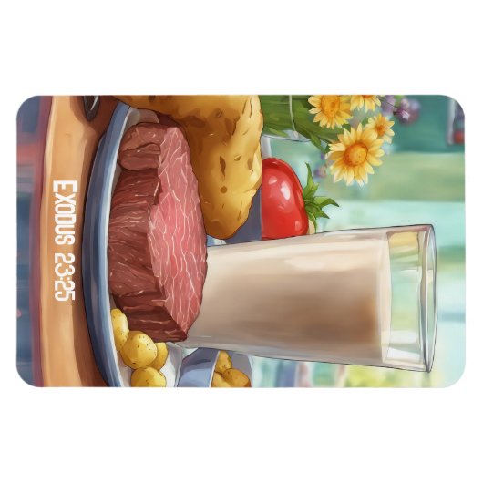 Exodus 23:25- magneet (Horizontaal)