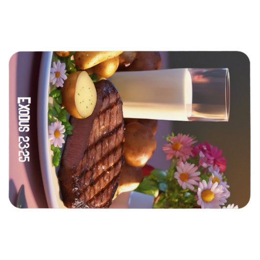 Exodus 23:25- magneet (Horizontaal)