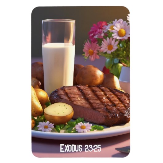 Exodus 23:25- magneet (Verticaal)