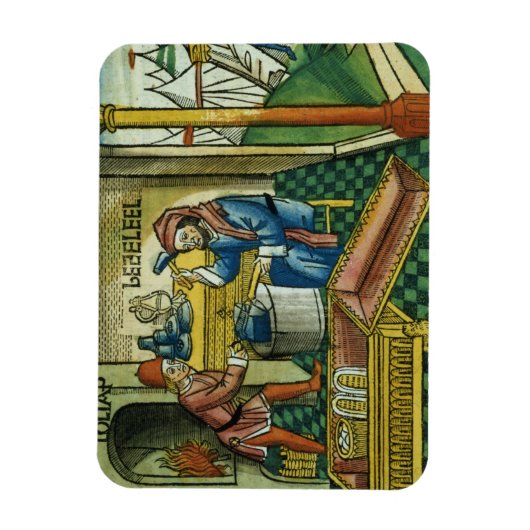 Exodus 31 2-8 Bezalel en Oholib die de Ark Magneet (Verticaal)