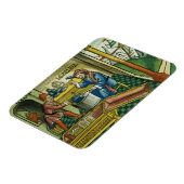 Exodus 31 2-8 Bezalel en Oholib die de Ark Magneet (Linkerzijde)