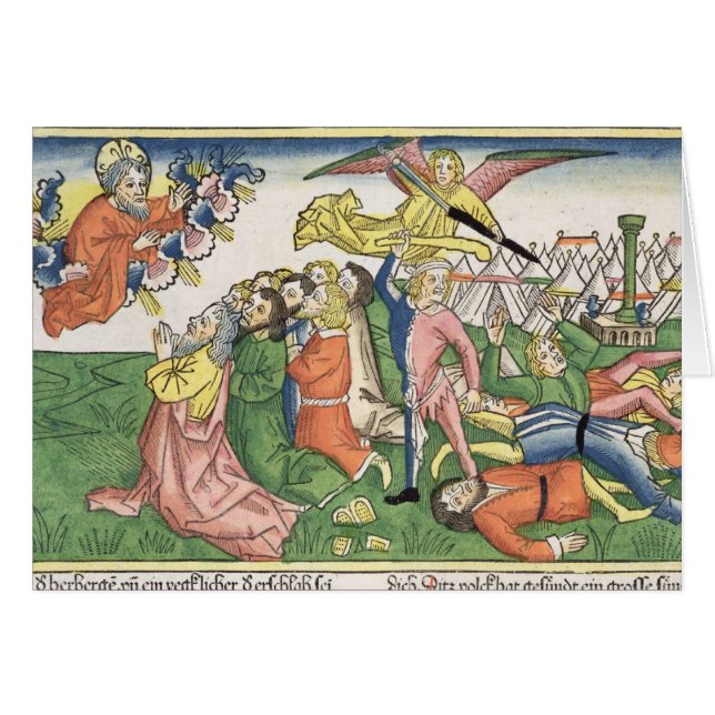 Exodus 32 15-23 Mozes die de steentabletten breken (Voorkant Horizontaal)