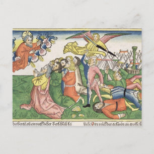 Exodus 32 15-23 Mozes die de steentabletten breken Briefkaart