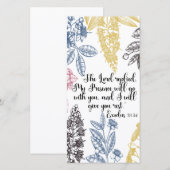 Exodus 33:14, Bijbelverse Bladwijzer (Voorkant / Achterkant)