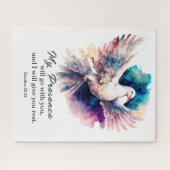 Exodus 33:14 Mijn tegenwoordigheid zal met u meega Legpuzzel (Horizontaal)