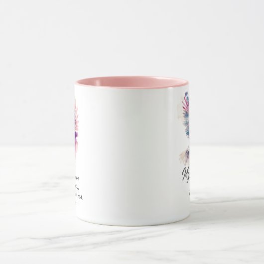 Exodus 33:14 Mijn tegenwoordigheid zal met u meega Mok (Midden)