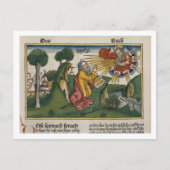 Exodus 34 1-10 Moses ontvangt de tweede tabletten Briefkaart (Voorkant)