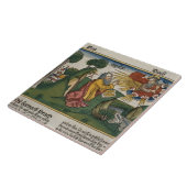 Exodus 34 1-10 Moses ontvangt de tweede tabletten  Tegeltje (Zijkant)