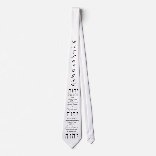 Exodus 3:14-15 Stropdas (Voorkant)