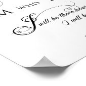 Exodus 3 verse 14 ik ben degene die ik ben poster (Hoek)