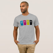 Exodus CMYK T-shirt (Voorkant volledig)
