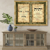 Exodus Ehyeh Asher Ehyeh Name of God Canvas Print