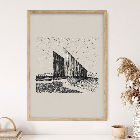 Exodus Print, splijting van de Rode Zee, Mozes Bij Poster