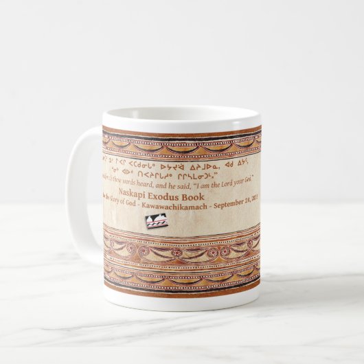 Exodus toewijding Mok (Voorkant links)