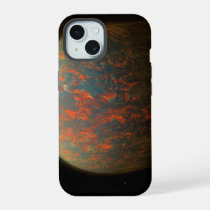 Exoplaneet 55 Cancri E en zijn gesmolten oppervlak iPhone 15 Case