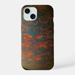 Exoplaneet 55 Cancri E en zijn gesmolten oppervlak iPhone 15 Case