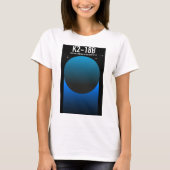 exoplaneet K2-18b T-shirt (Voorkant)